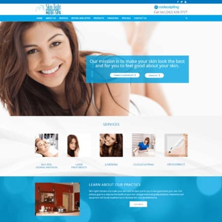 salon website design